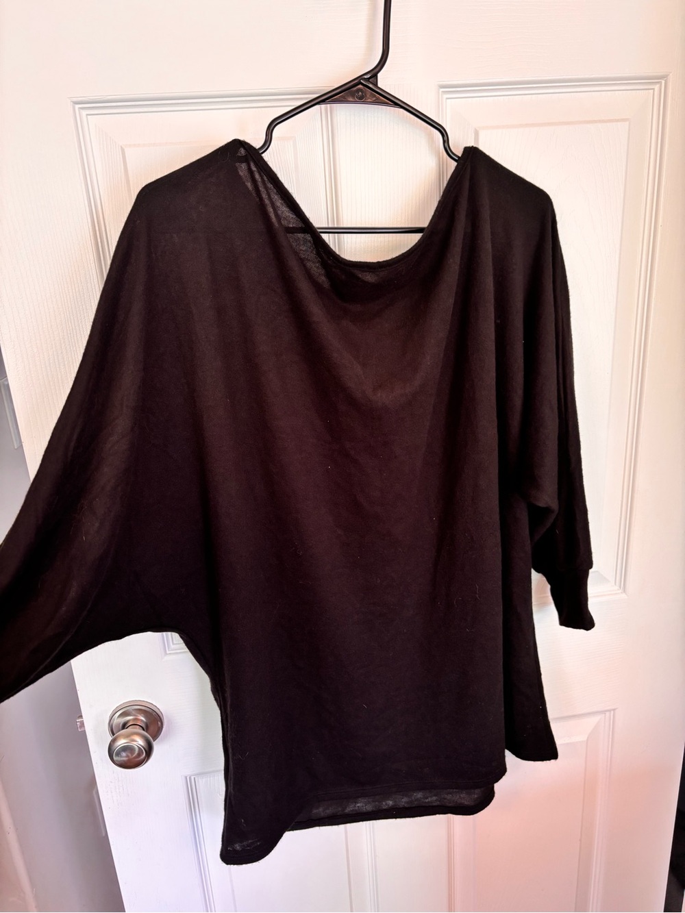 Emerald Women's Oversized Boatneck batwing Sweater